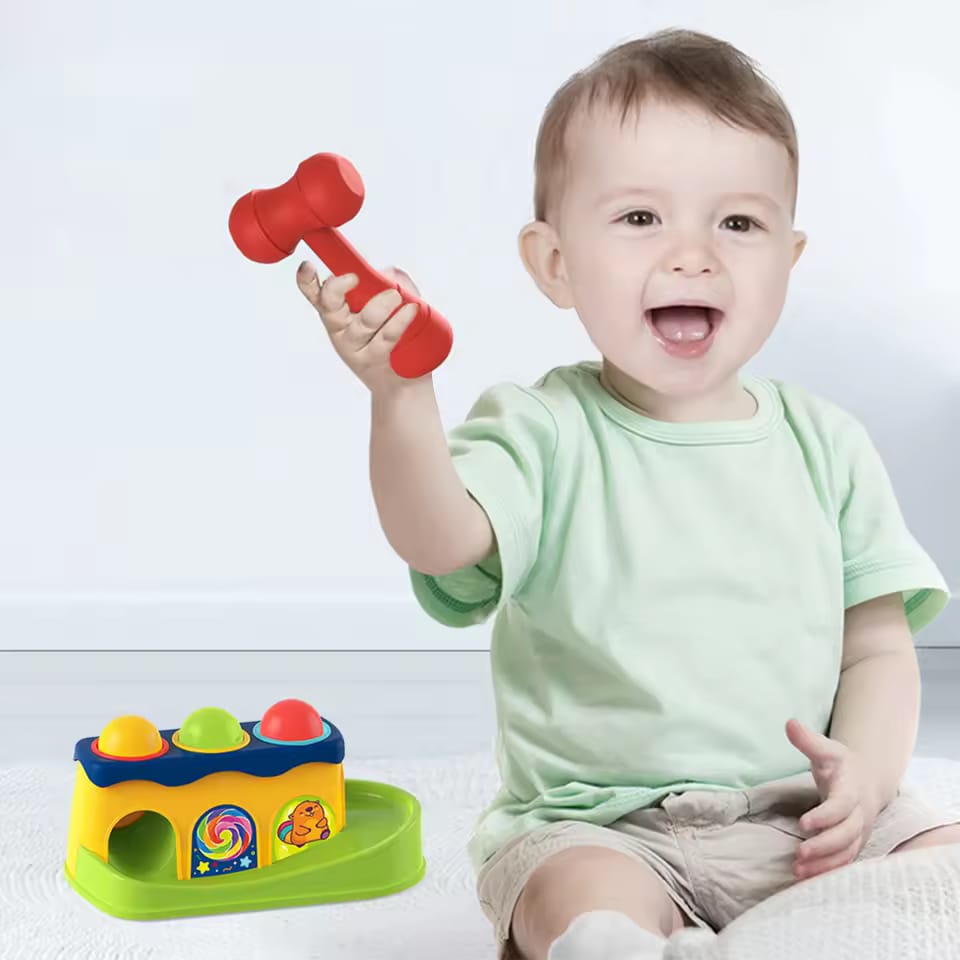 Huanger Hammer Knock Ball for Toddlers - 290 - Default Title - Odeez | Educational Toys Pakistan