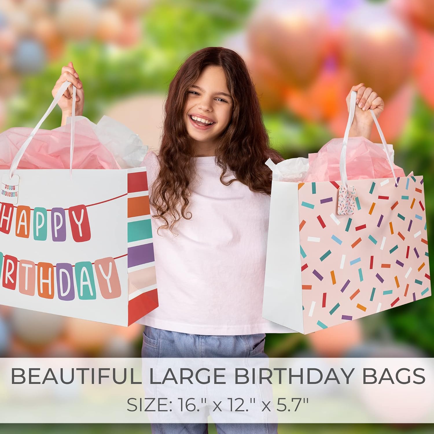 Happy Birthday Gift Bag Large 40 x 30 cm