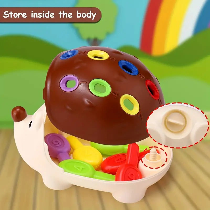 Hedgehog Color and Number Learning Puzzle Kit - 10A - Default Title - Odeez | Educational Toys Pakistan