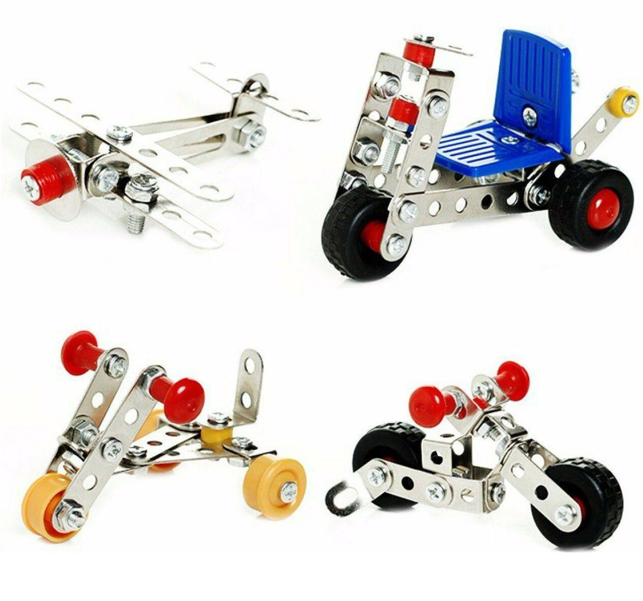 DIY Alloy Building Blocks 25 Models Vehicles 239 Pieces - 921
