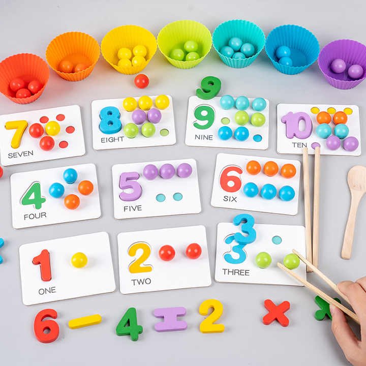 Number Cognitive Operation Bead Matching Game - 803