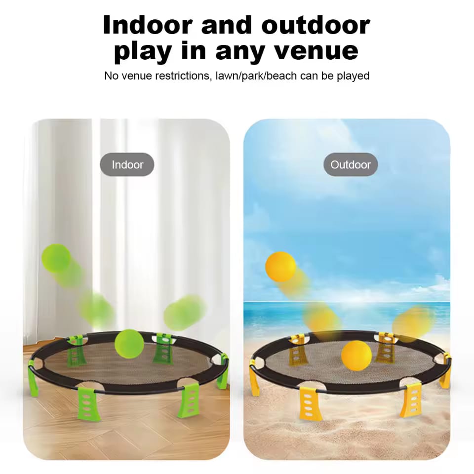 Mini Volleyball Indoor and Outdoor Play Set - 8B1