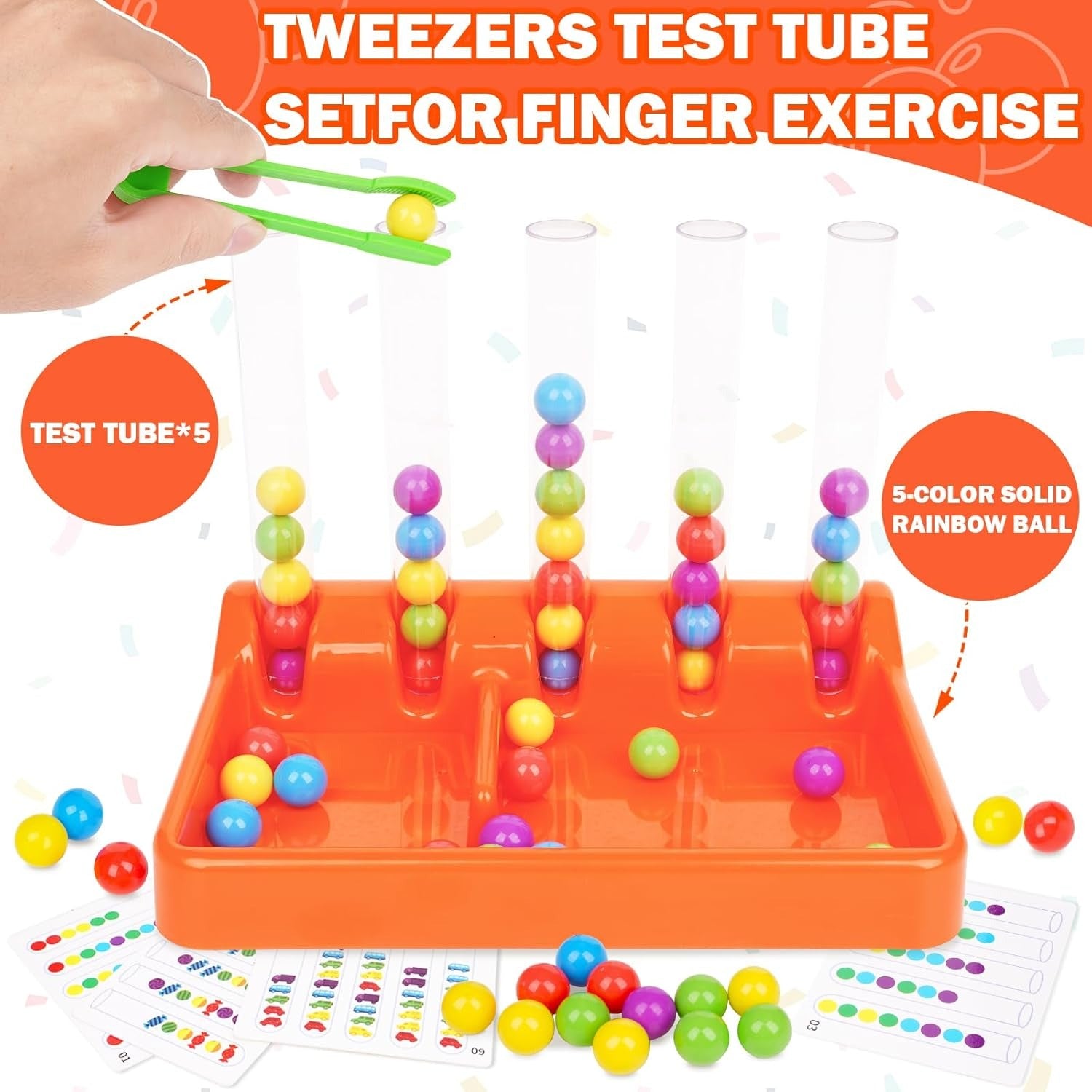 Color Classification Matching Beads Holder Game - 235