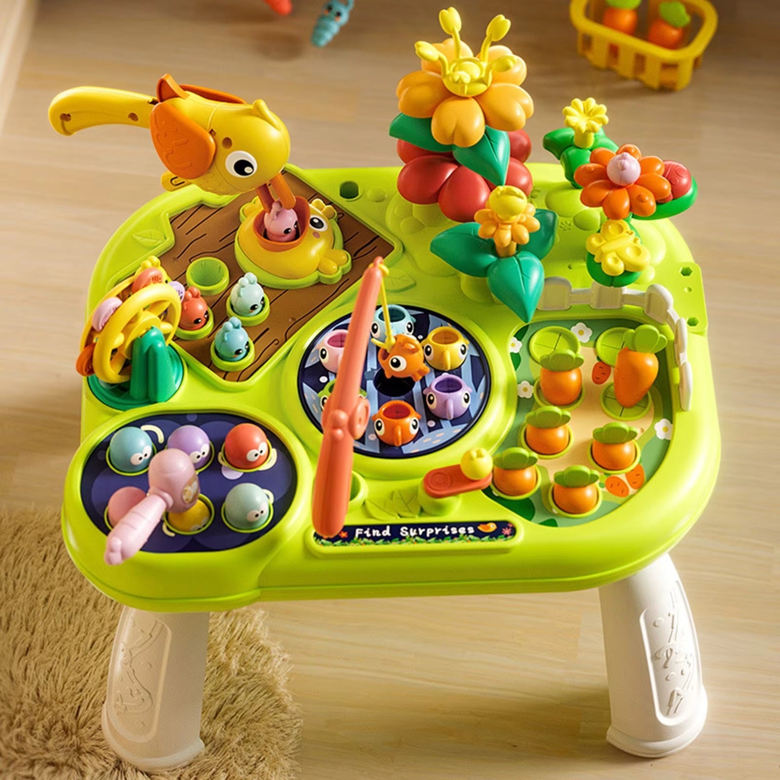 Farm Park Multifunctional Magnetic Game Table - 256