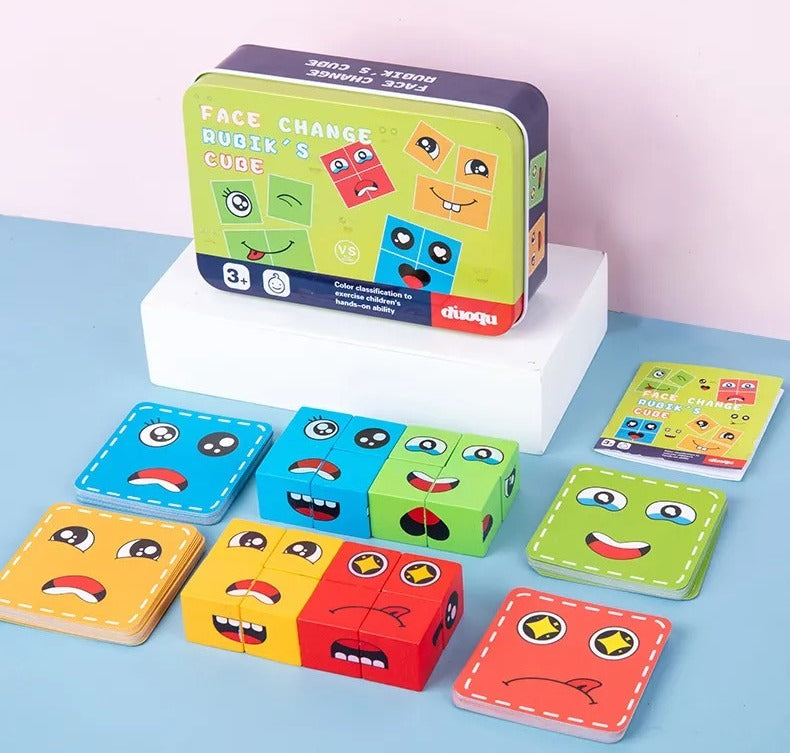 Face Change Rubik's Cube Challenge Multiplayer - 989 - Default Title - Odeez | Educational Toys Pakistan