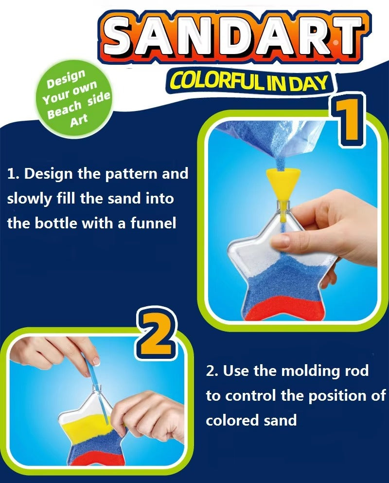 Glitter & Glow Space Sand Art Creative Kit - 4 Designs - Default Title - Odeez | Educational Toys Pakistan