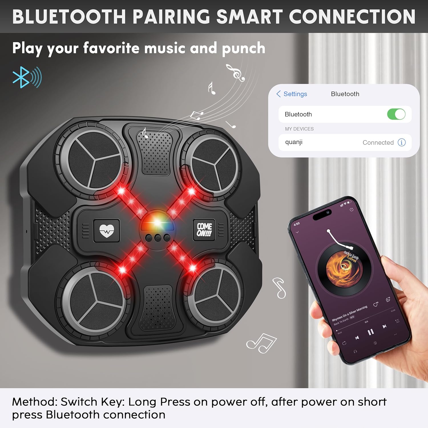 Smart Bluetooth Music Boxing Target - 139 - Default Title - Odeez | Educational Toys Pakistan