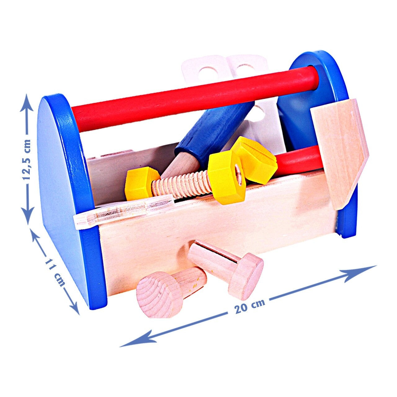 Wooden Toolbox Construction Kit - 498 - Default Title - Odeez | Educational Toys Pakistan