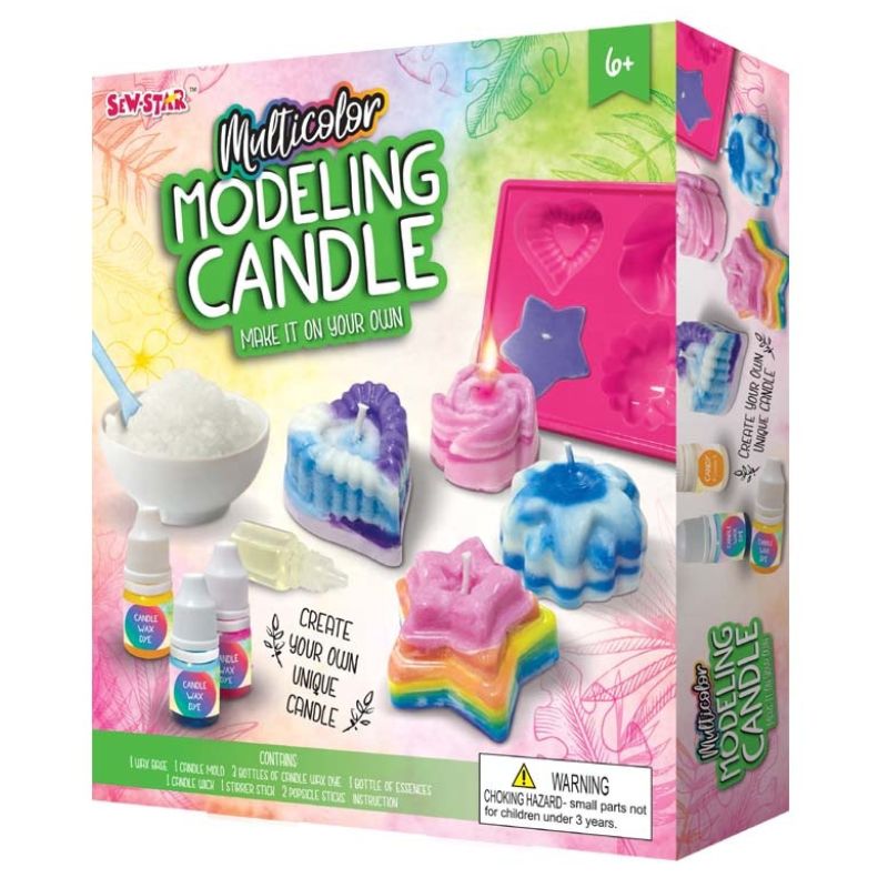 DIY Multicolor Modeling Candle Sculpt and Glow - 053 - Default Title - Odeez | Educational Toys Pakistan