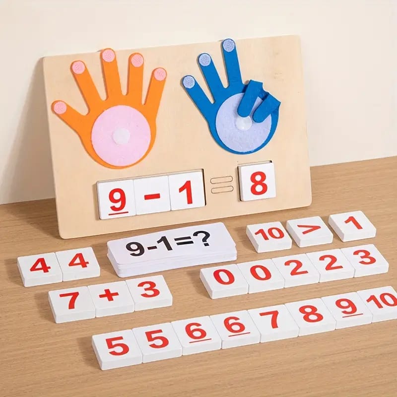 Finger Arithmetic Operation Wooden Math Kit - 826