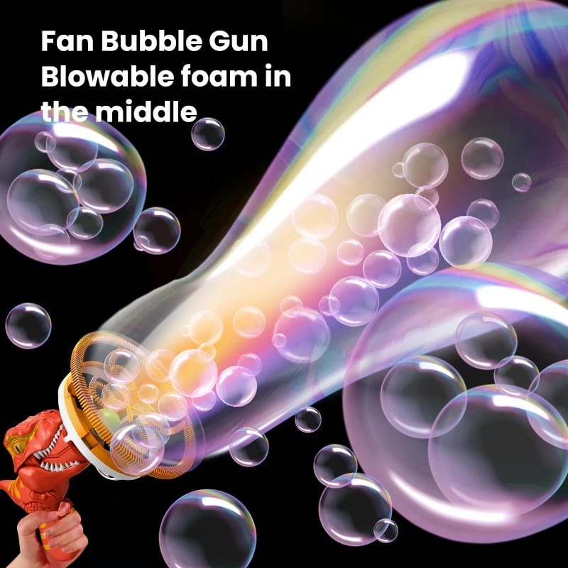 Dinosaur Bubble Blowing Water Gun - 014 - Default Title - Odeez | Educational Toys Pakistan