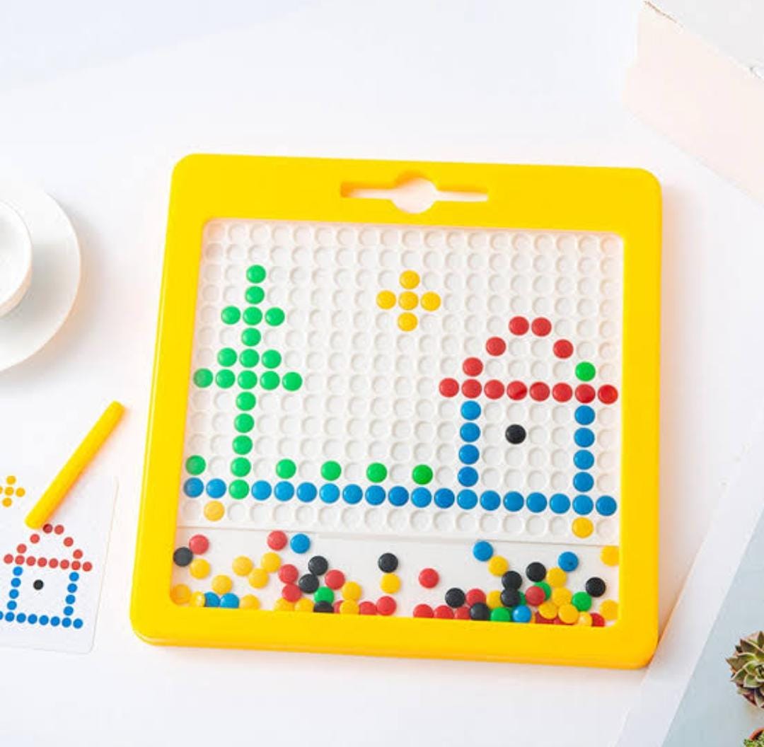 Small Magnetic Beads Drawing Board - 610 - Default Title - Odeez | Educational Toys Pakistan