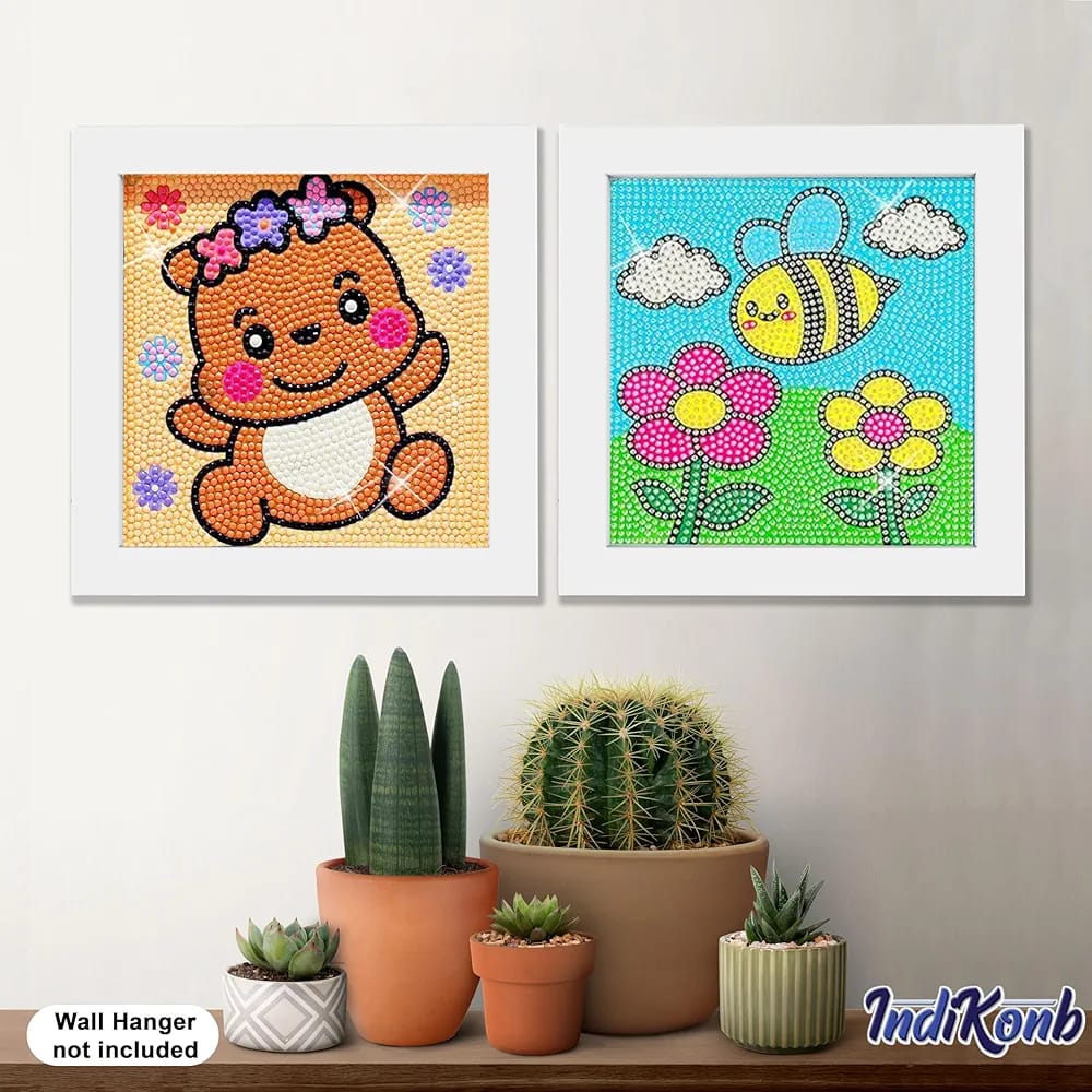 DIY 3D Diamond Art Painting Frame Random Design - 160 - Default Title - Odeez | Educational Toys Pakistan