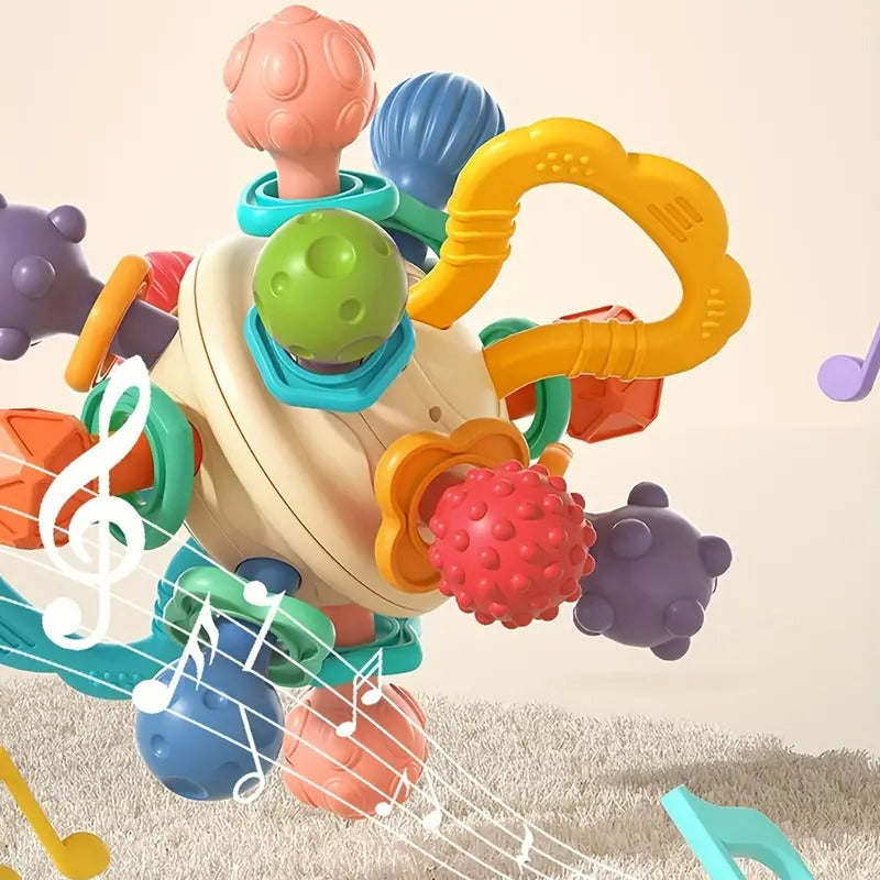 Huanger Teething and Sensory Baby Rattle Toy - 194 - Default Title - Odeez | Educational Toys Pakistan