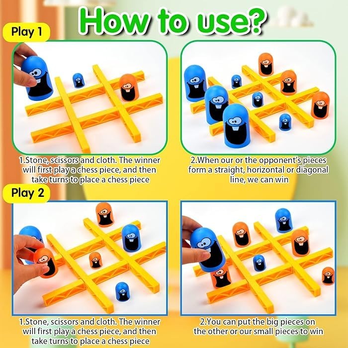 Gobble Family Tic Tac Toe Battle Fun Game - 726 - Default Title - Odeez | Educational Toys Pakistan