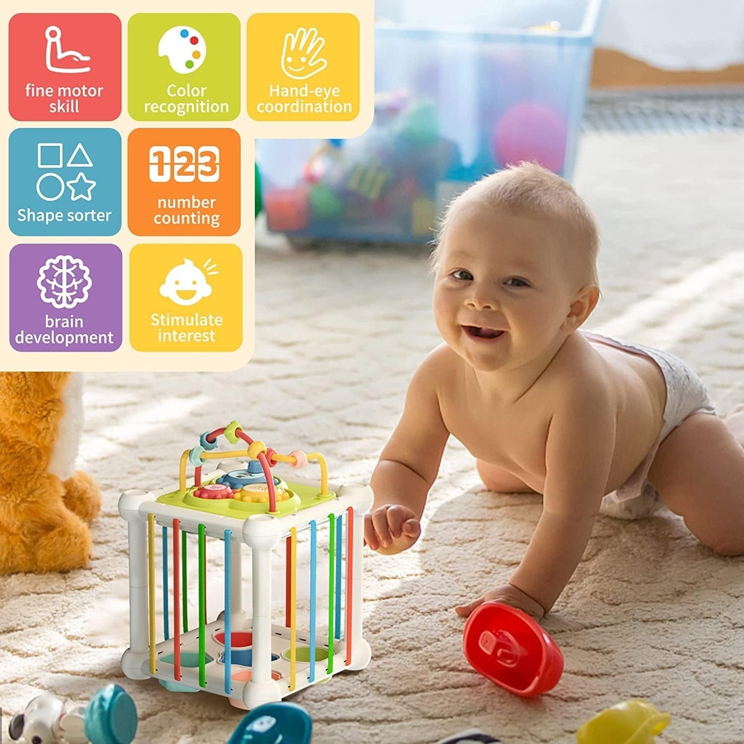 Baby Multifunction Activity Shapes Learning Cube - 03C