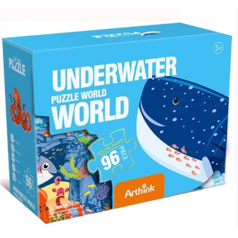 Underwater World, Space and Dinosaur Jigsaw Floor Puzzle - 96 pieces - Dinosaur-Space-Underwater - Odeez | Educational Toys Pakistan