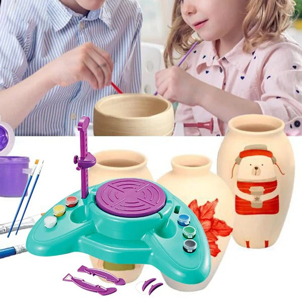 DIY Pottery Workshop Art and Craft Machine Kit - 012 - Default Title - Odeez | Educational Toys Pakistan
