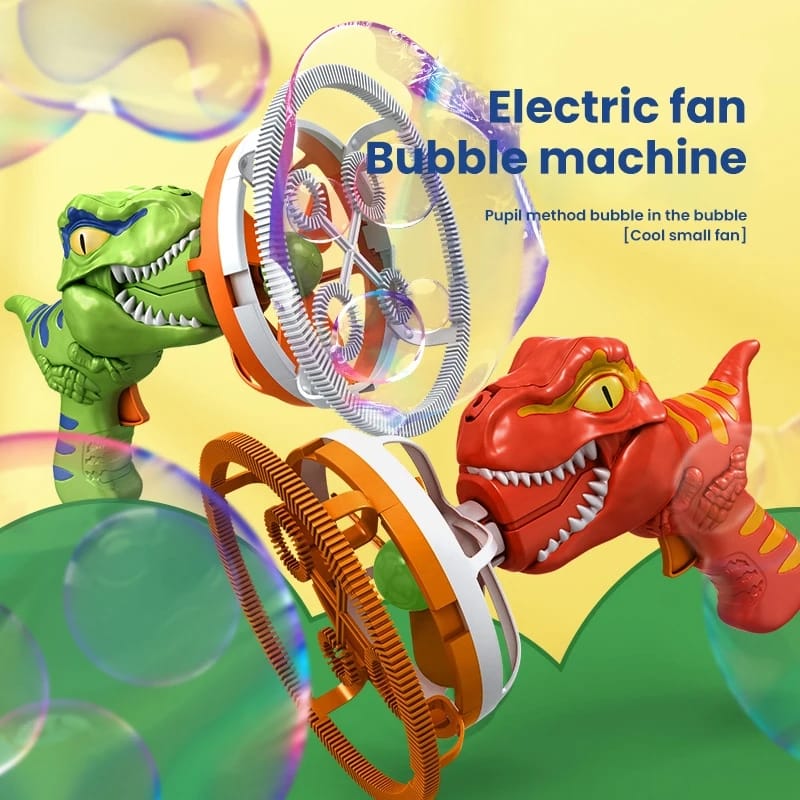 Dinosaur Bubble Blowing Water Gun - 014 - Default Title - Odeez | Educational Toys Pakistan