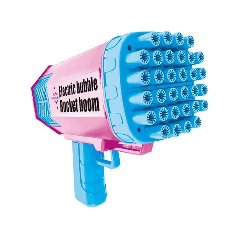 Bubble Rechargeable Machine Blaster Gun with Lights - 32 Holes - Default Title - Odeez | Educational Toys Pakistan