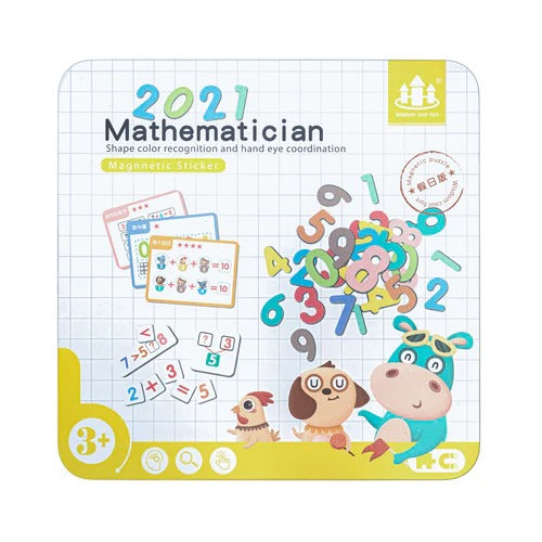 Magnetic Shape Color Hand Eye Coordination Sticker Puzzle Tin - 035