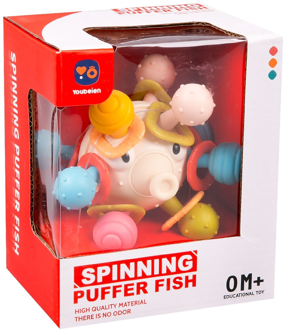 Spinning Puffer Fish Rattle Toy - 037 - Default Title - Odeez | Educational Toys Pakistan