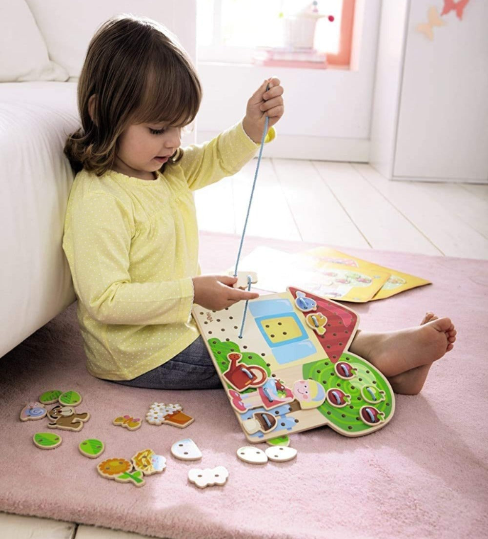 Wooden Tree House Threading Game Playtive Junior - 941 - Default Title - Odeez | Educational Toys Pakistan