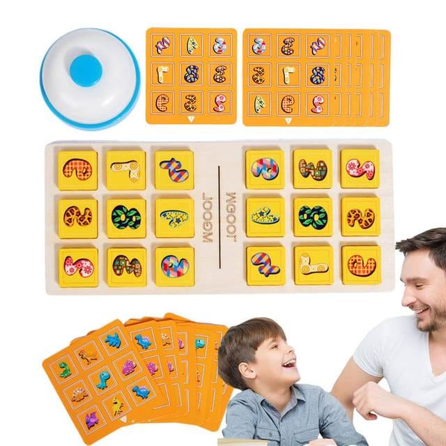 Interactive Dinosaur and Number Matching Bell Game - 2 Players - Default Title - Odeez | Educational Toys Pakistan