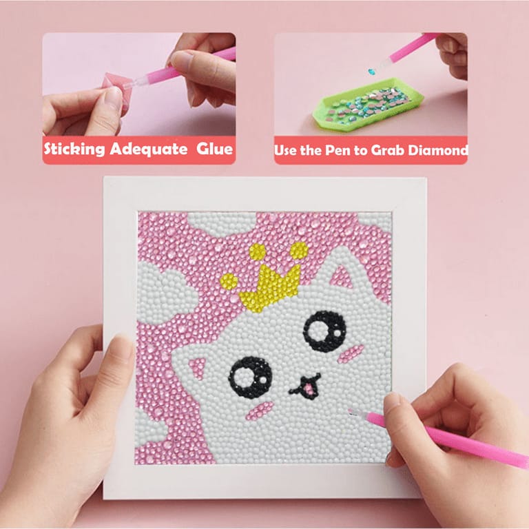 DIY 3D Diamond Art Painting Frame Random Design - 160 - Default Title - Odeez | Educational Toys Pakistan