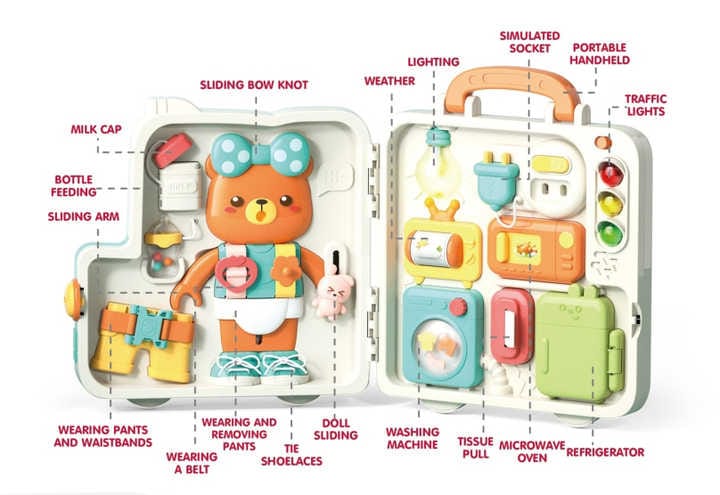 Mega Multi-activity Sensory Busy Light and Sound Busy Learning Kit - 514 - Default Title - Odeez | Educational Toys Pakistan