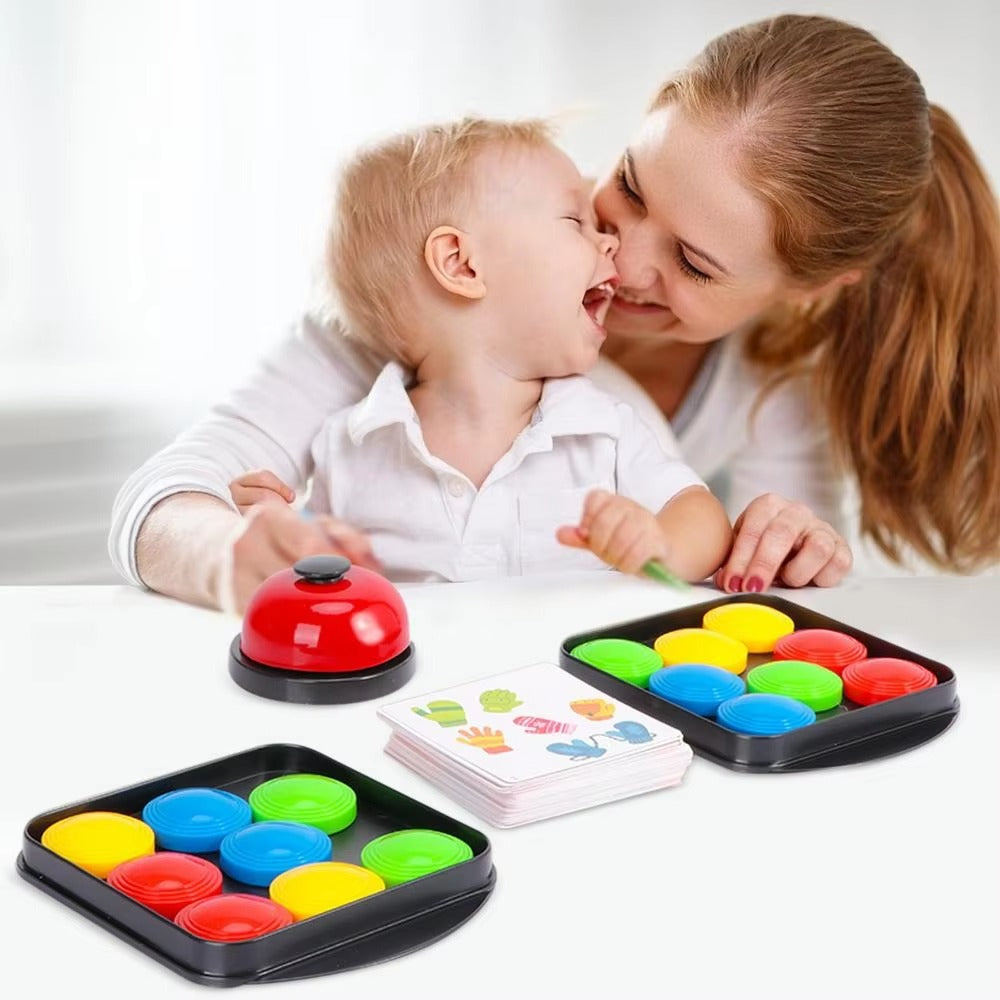 Crazy Push and Push Table Building Blocks Game - 24A - Default Title - Odeez | Educational Toys Pakistan