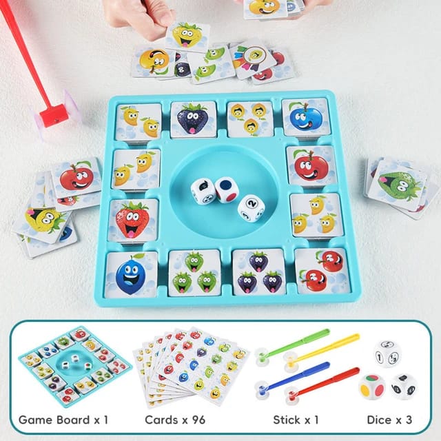 Fruit Sticking Color Number Cognition Activity - A13 - Default Title - Odeez | Educational Toys Pakistan