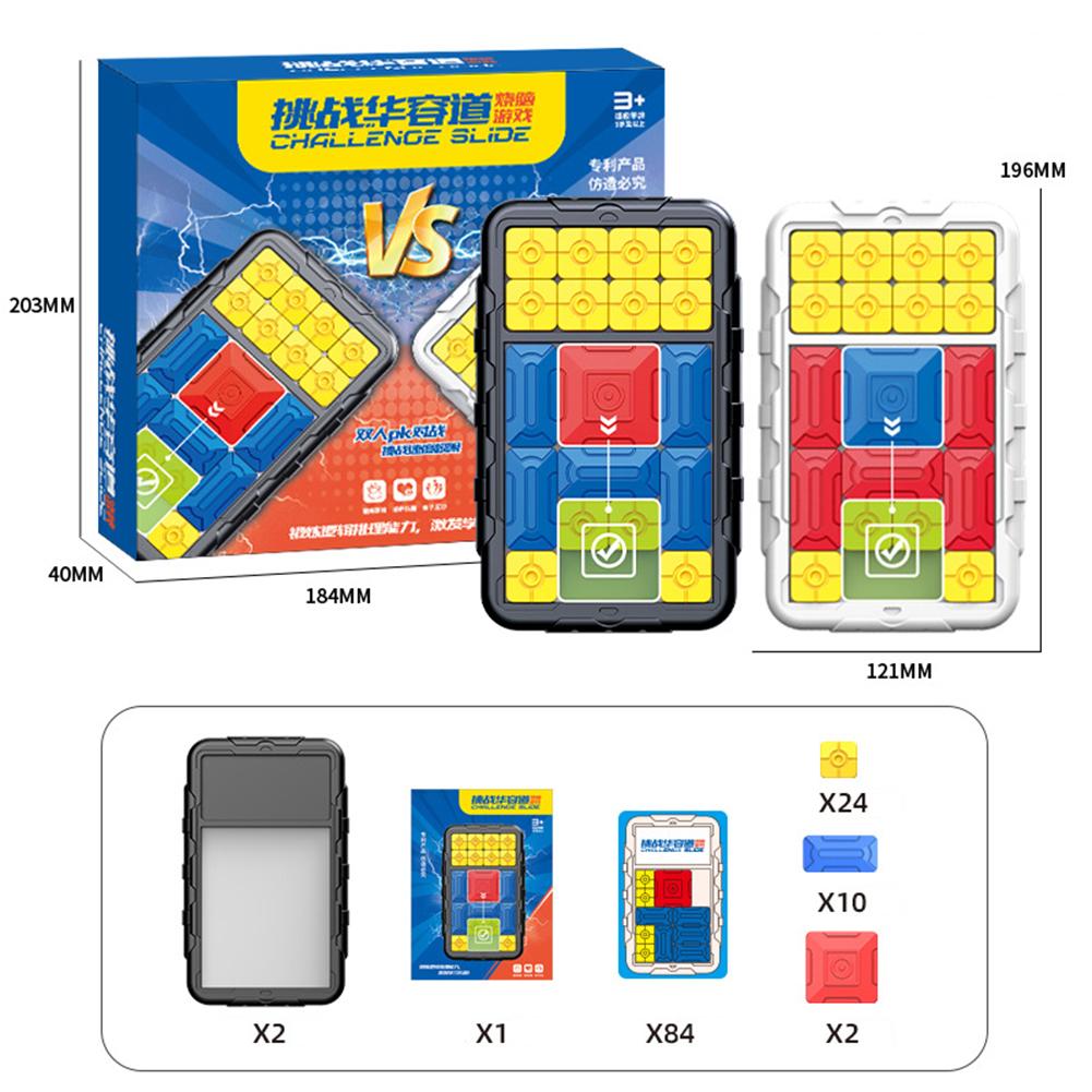Magnetic Brain Teaser Slide Puzzle Game Double Player - 843 - Default Title - Odeez | Educational Toys Pakistan