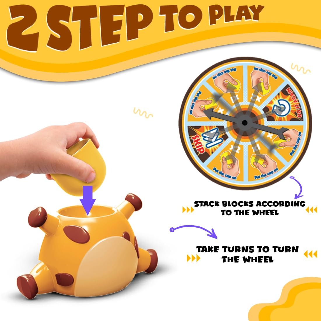 Giraffe Topple Stacking Fun Game - 813