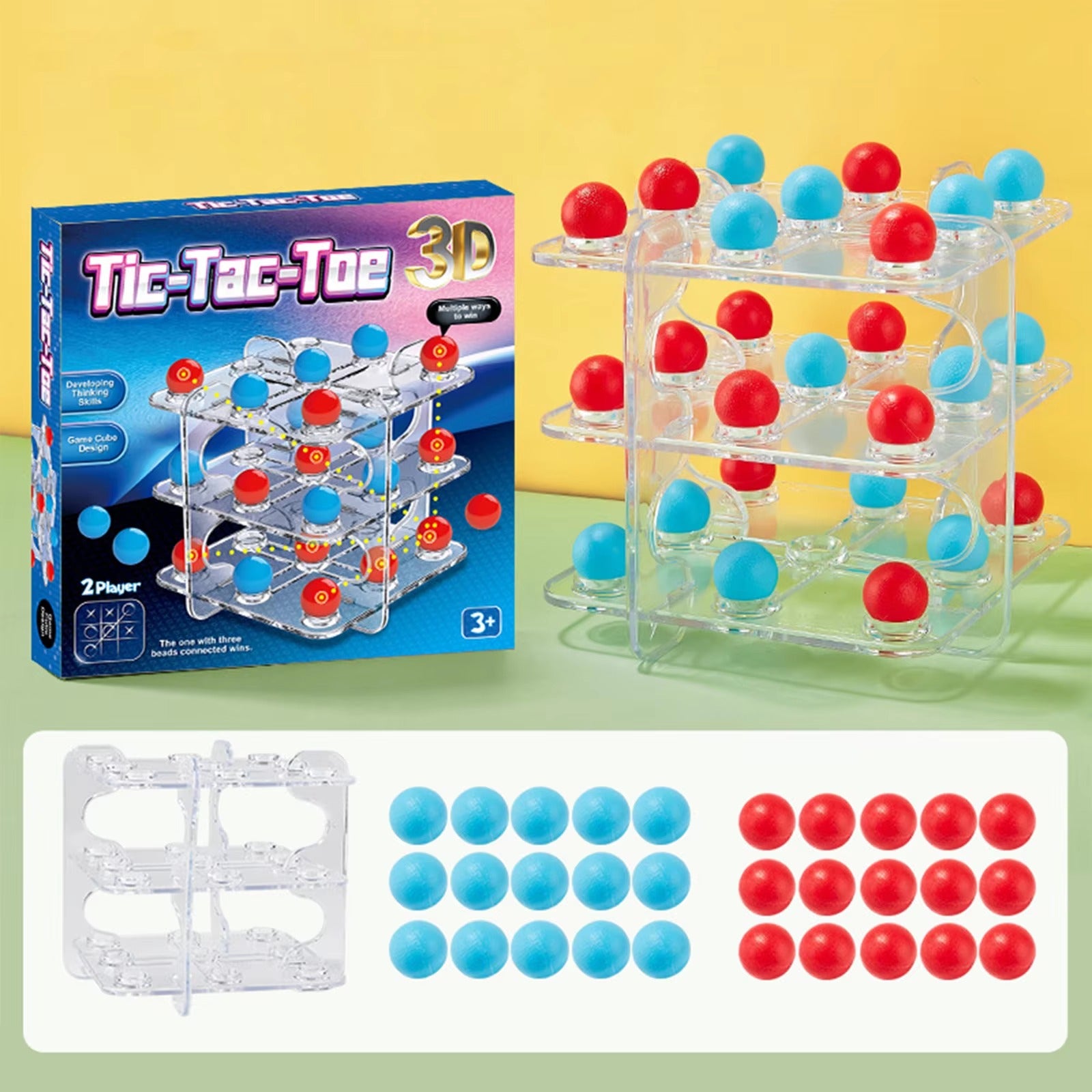 3D Tic-Tac-Toe Mind Twisting Game - 111 - Default Title - Odeez | Educational Toys Pakistan