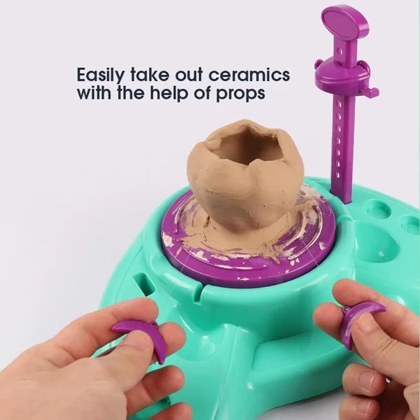 DIY Pottery Workshop Art and Craft Machine Kit - 012 - Default Title - Odeez | Educational Toys Pakistan