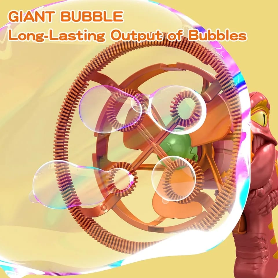 Dinosaur Bubble Blowing Water Gun - 014 - Default Title - Odeez | Educational Toys Pakistan
