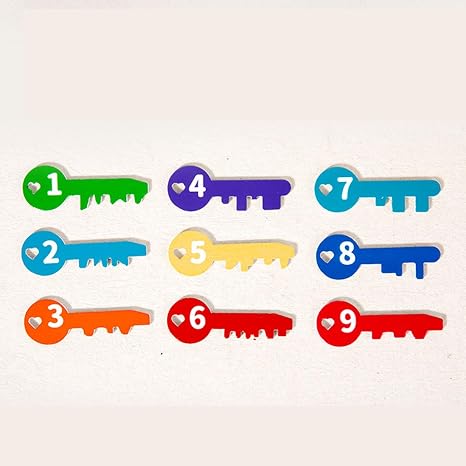Digital Key Learning and Math Matching Toy 27 pieces - 909