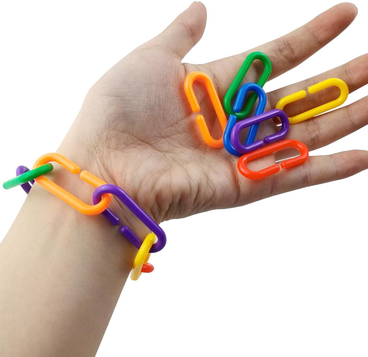 400+ PCS Interlinking C-Clip Chain Building Toy 060