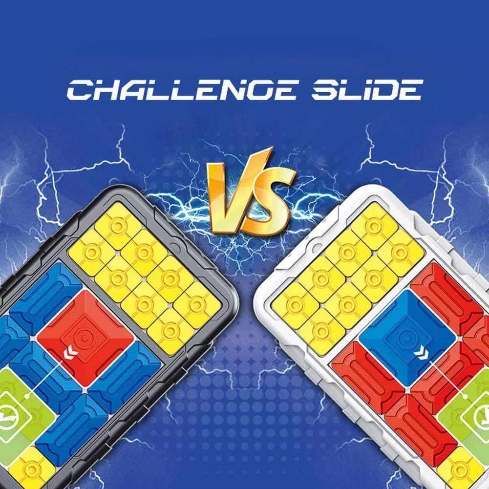 Magnetic Brain Teaser Slide Puzzle Game Double Player - 843 - Default Title - Odeez | Educational Toys Pakistan