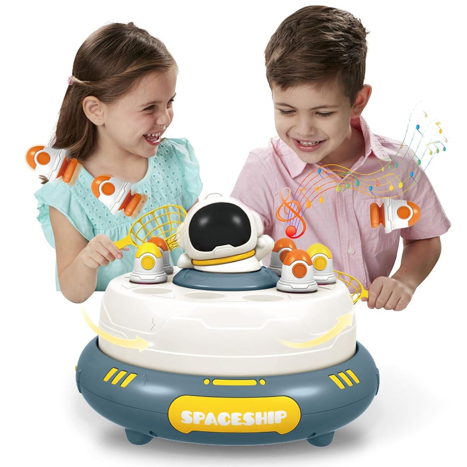 2in1 Magnetic Fishing and Catching Rocket Launcher Turntable - 145 - Default Title - Odeez | Educational Toys Pakistan