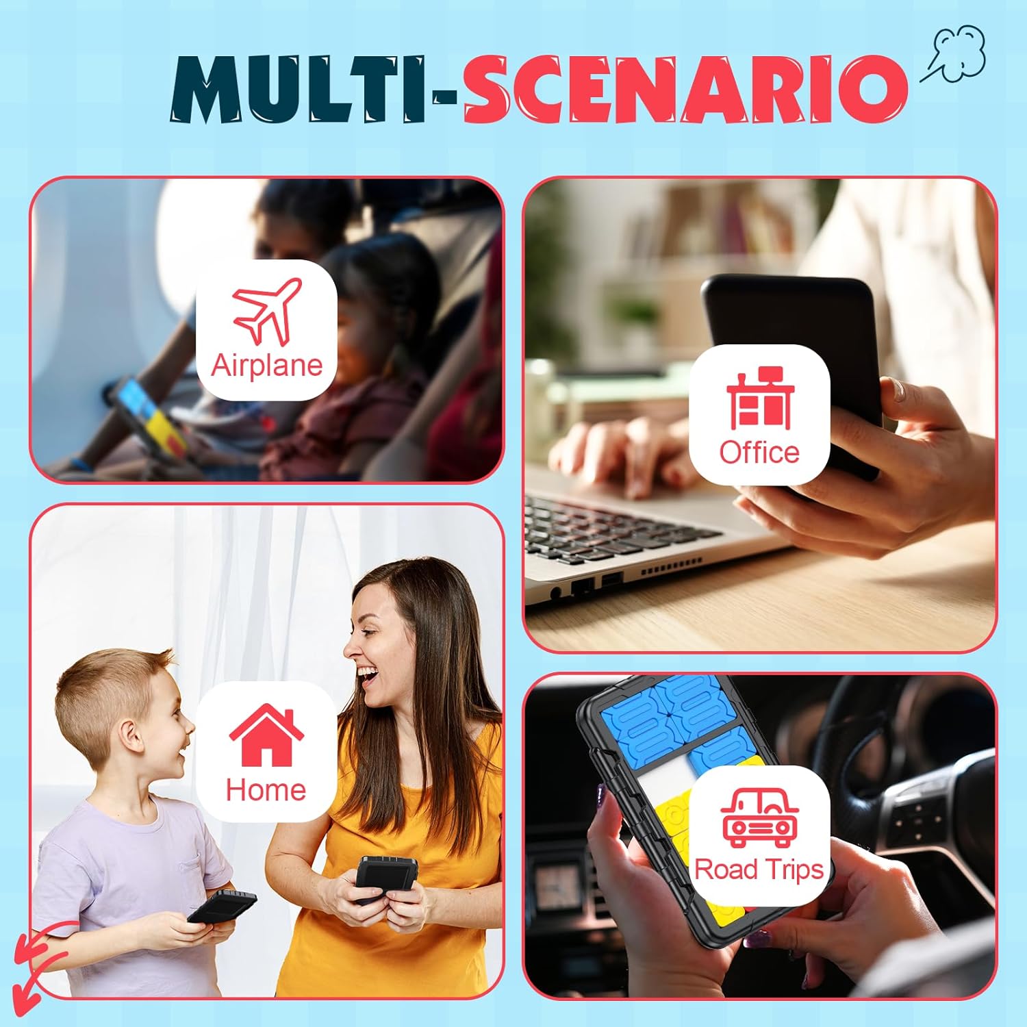 Magnetic Brain Teaser Slide Puzzle Game - 500+ Challenges - Default Title - Odeez | Educational Toys Pakistan