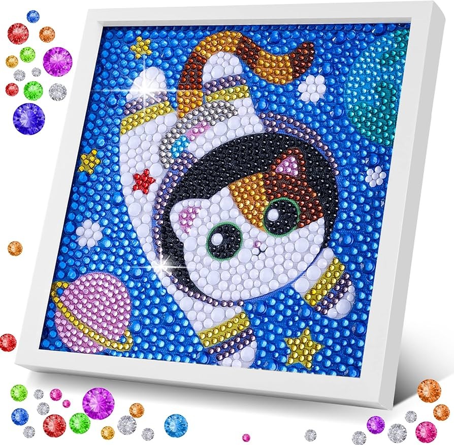 DIY 3D Diamond Art Painting Frame Random Design - 160 - Default Title - Odeez | Educational Toys Pakistan