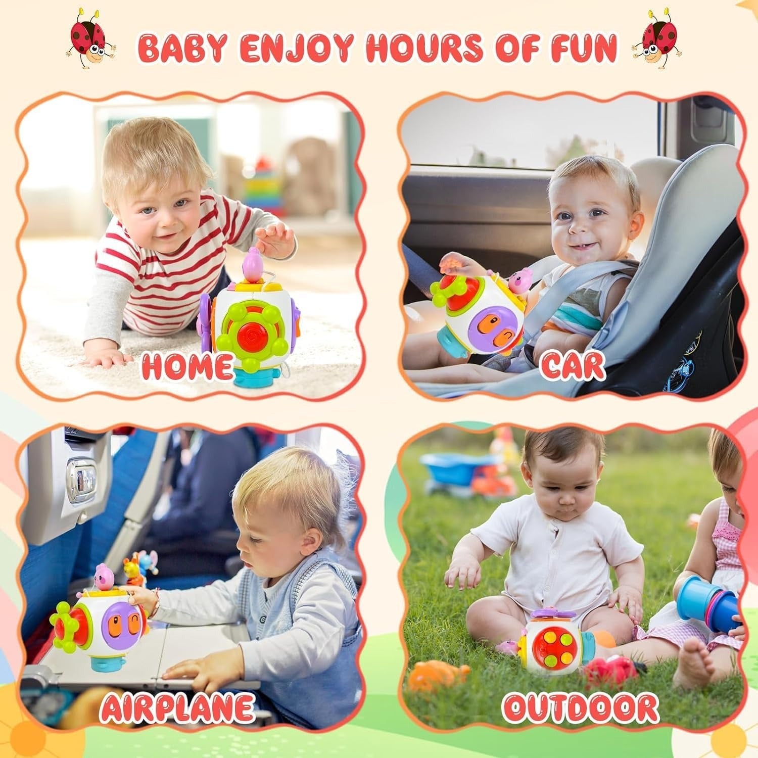 6in1 Busy Catch Ball Activity Cube - 022