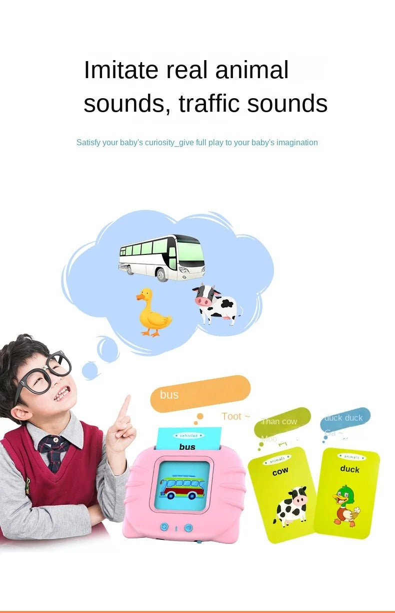 Fun English Flashcard Reader Learning Machine - 689 - Default Title - Odeez | Educational Toys Pakistan