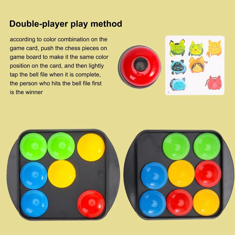 Crazy Push and Push Table Building Blocks Game - 24A - Default Title - Odeez | Educational Toys Pakistan