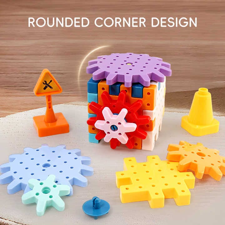 Construction Vehicle Gear Building Blocks Set 42 pieces - 07A