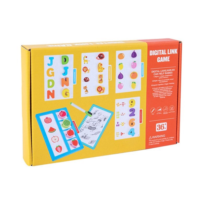 Early Education 3in1 Digital Link Wooden Animal Theme - 059