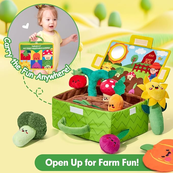 My First Vegetable Garden Soft Plush Activity Toy - 050