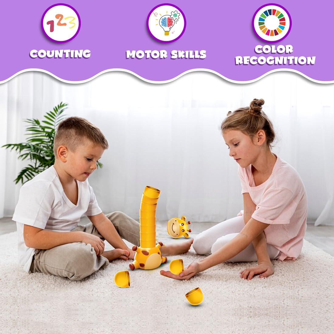 Giraffe Topple Stacking Fun Game - 813